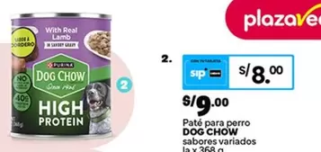 Dog Chow - Paté para perro HIGH PROTEIN