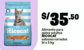 Ricocat - Alimento para gatos adultos