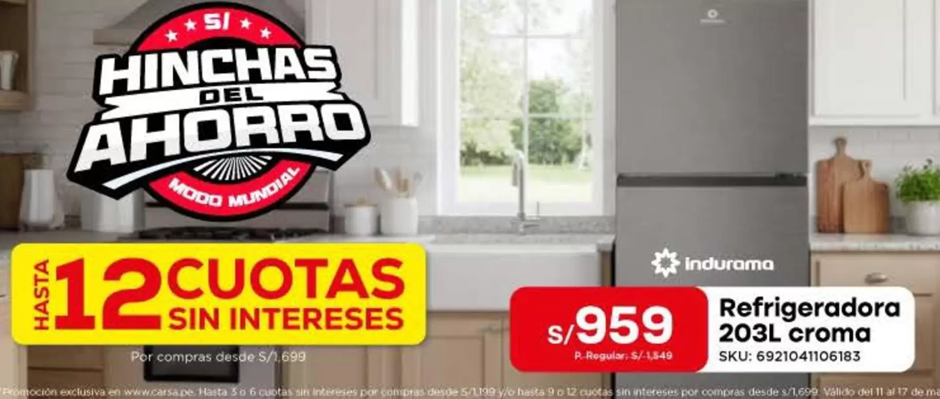 Indurama - Refrigeradora 203L croma