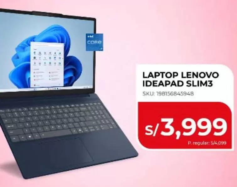 Lenovo - LAPTOP LENOVO IDEAPAD SLIM3 SKL: 1981568549548