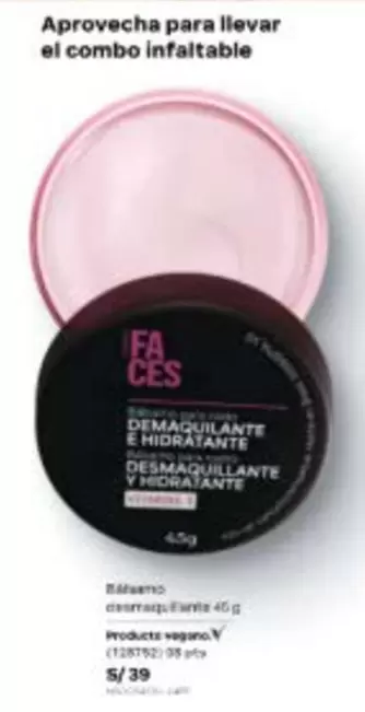 Faces - Bálsamo desmaquillante