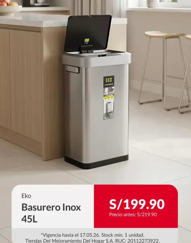Basurero Inox