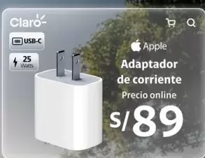 Apple - Adaptador de corriente