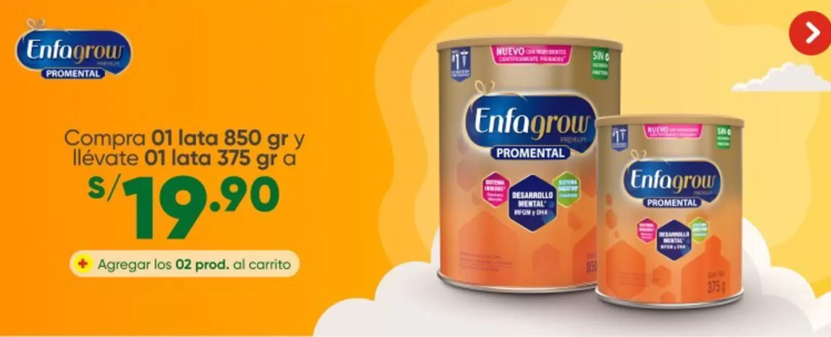 Enfagrow - lata 850 gr y llévate 01 lata 375 gr