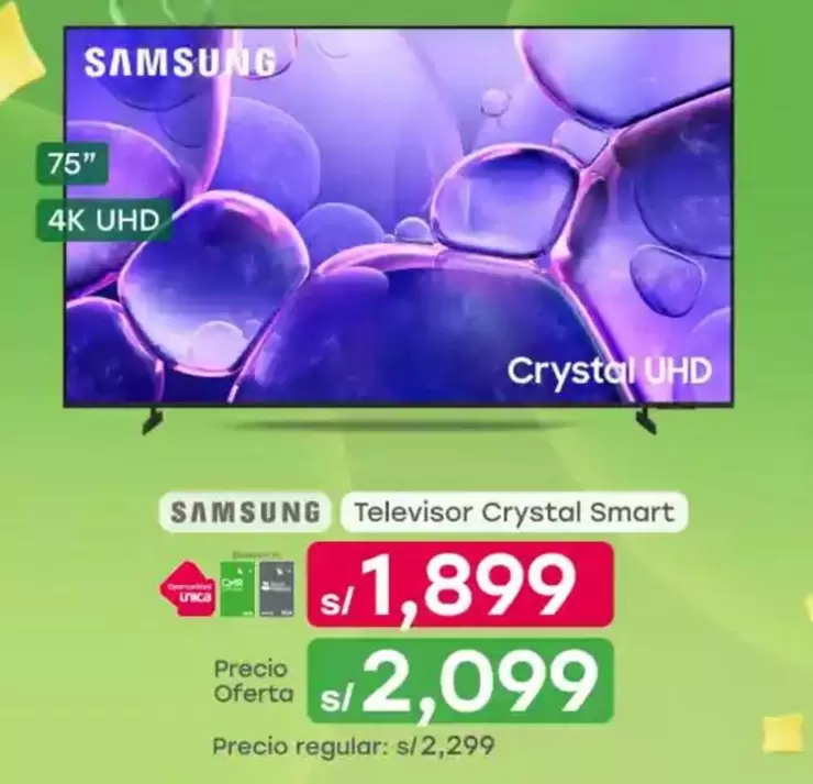 Samsung - Televisor Crystal Smart