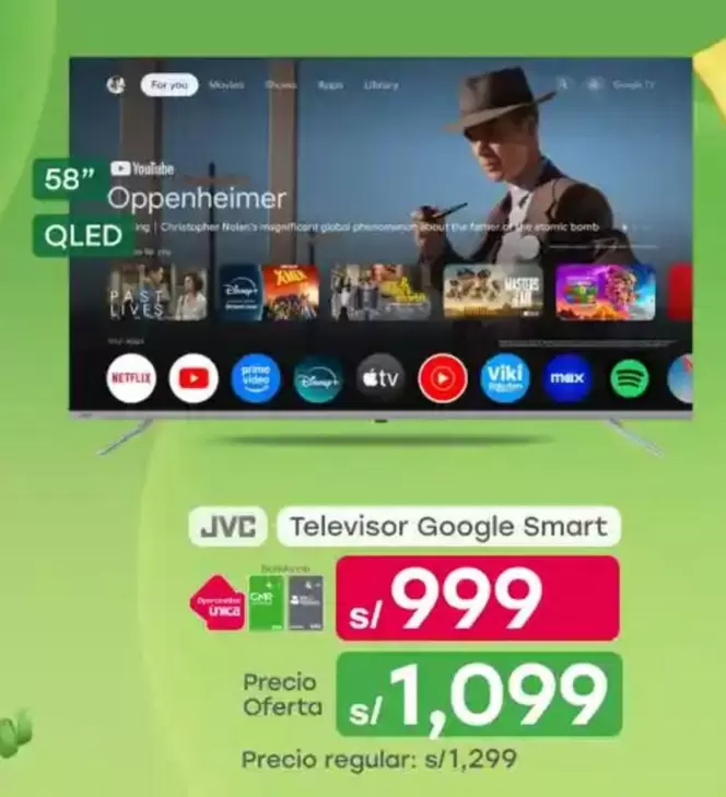 JVC - Televisor Google Smart