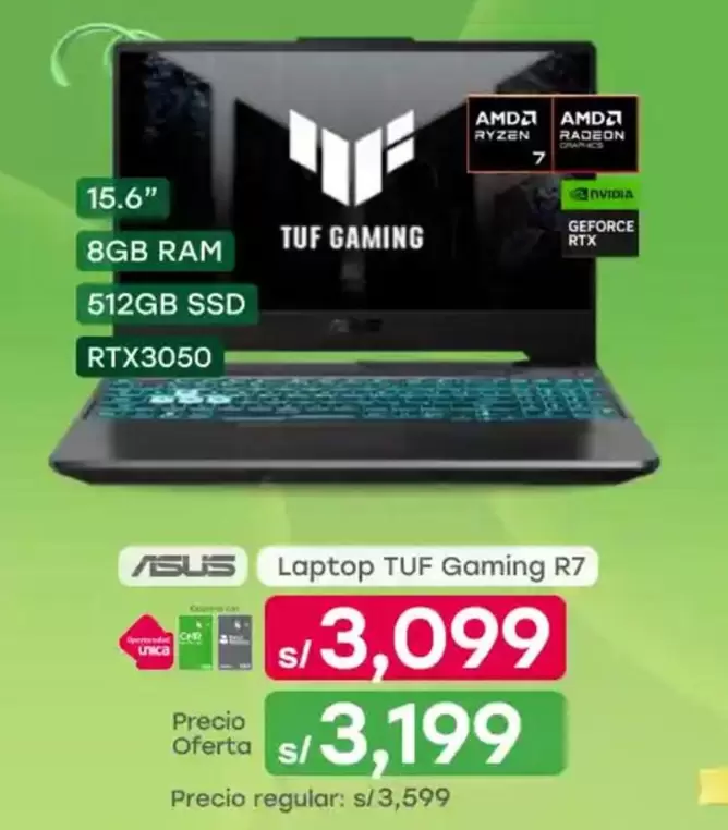 Asus - Laptop TUF Gaming R7