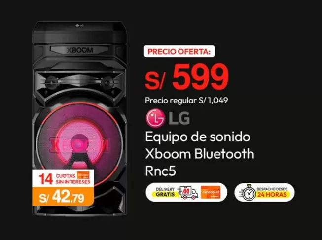 Lg - Xboom Bluetooth Rnc5