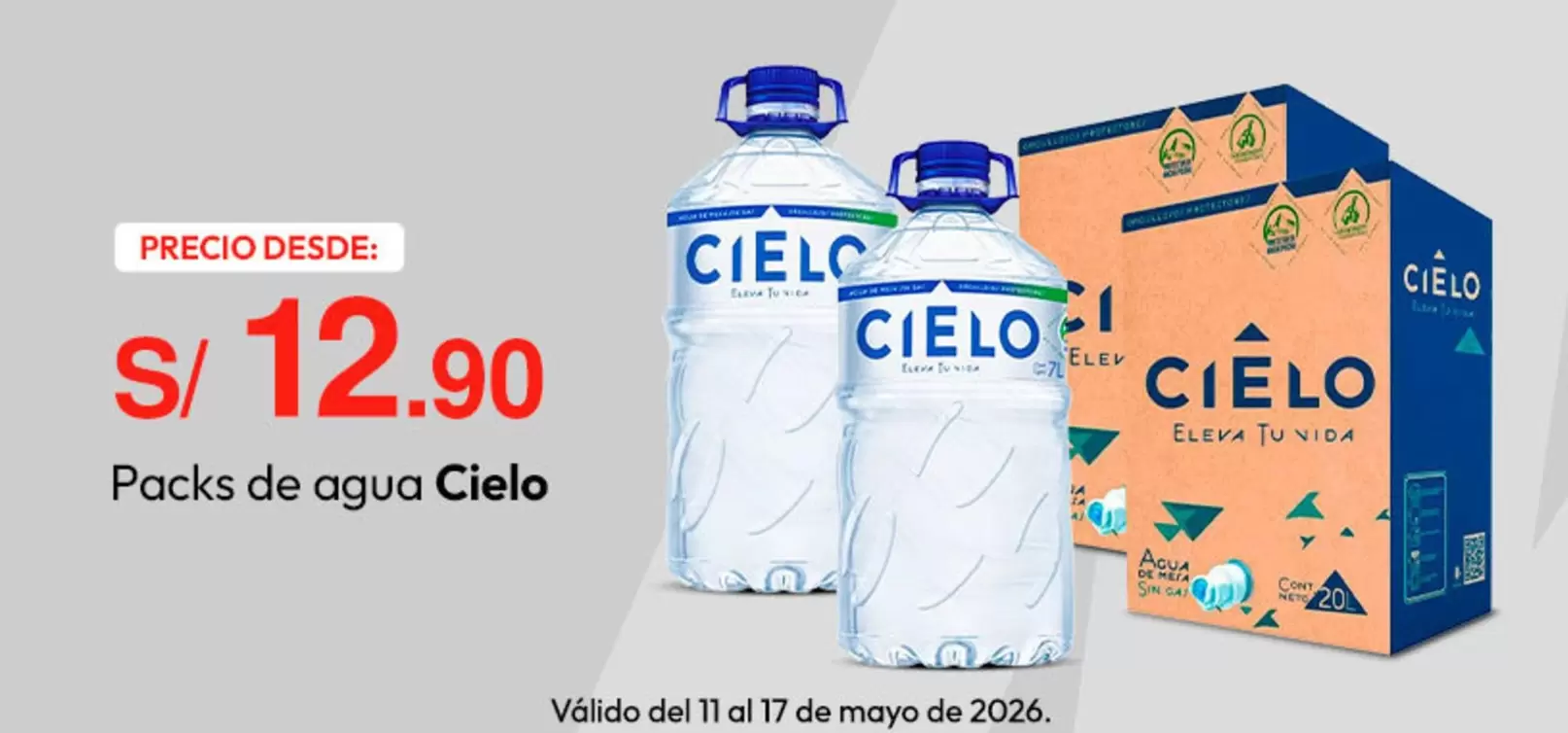 Cielo - Packs de agua