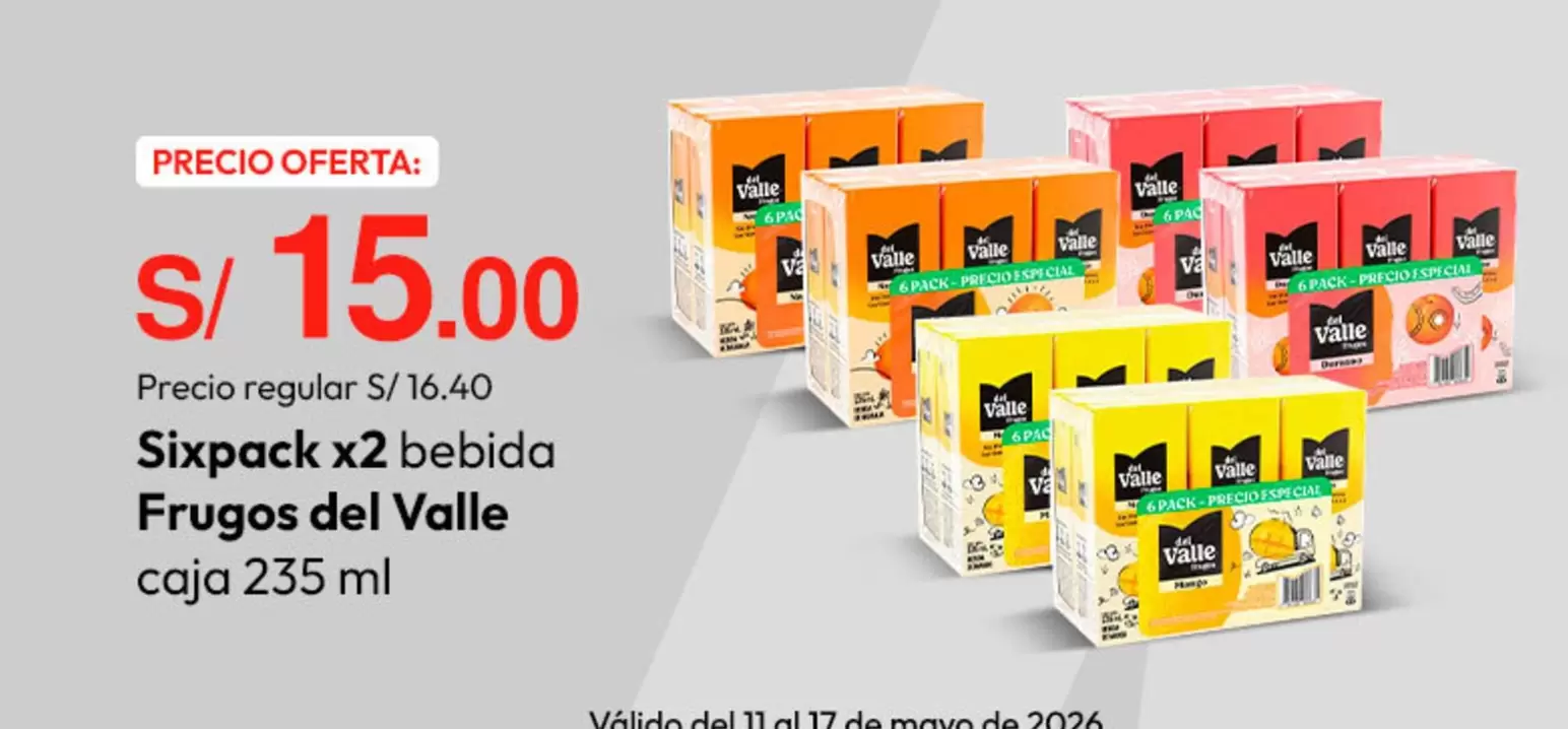 Frugos - Sixpack x2 bebida