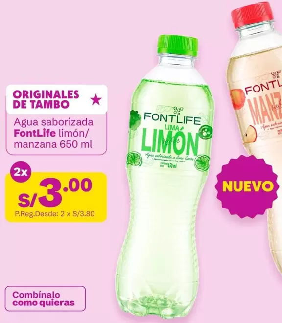 Agua saborizada