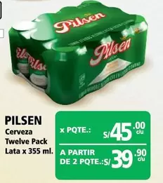 Pilsen - Cerveza Twelve Pack Lata