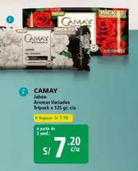 Camay - Jabón Aromas Variados Tripack