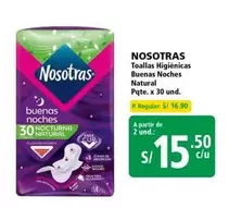 Nosotras - Toallas Higiénicas Buenas Noches