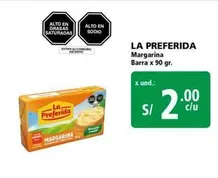 La Preferida - Margarina Barra