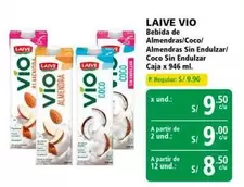 Laive - Bebida de Almendras/Coco Sin Endulzar