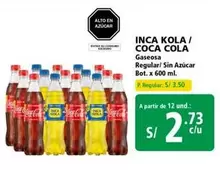 Coca-Cola - Gaseosa Regular/ Sin Azúcar