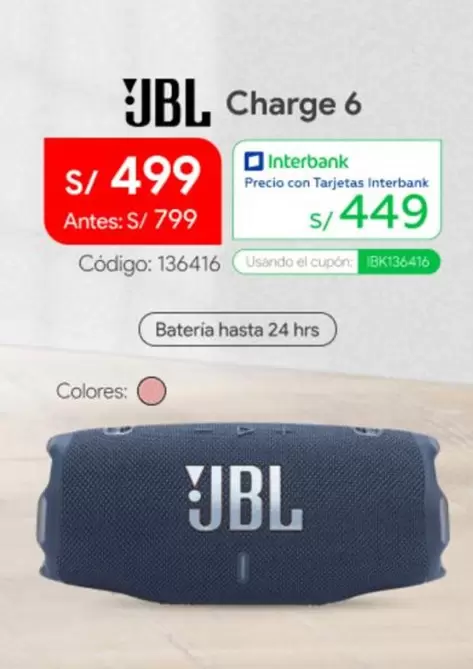 JBL - Charge 6