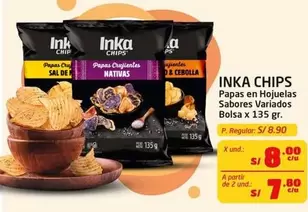 Papas en Hojuelas Sabores Variados