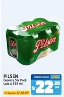 Pilsen - Cerveza Six Pack Lata