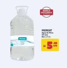 Merkat - Agua de Mesa Sin Gas