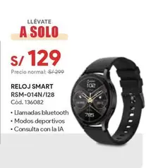 Solo - Reloj Smart RSM-014N/I28
