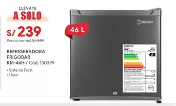 Mabe - REFRIGERADORA FRIGOBAR RM-46H / Cód. 130399