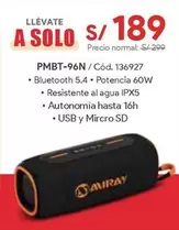 Solo - PMBT-96N / Cód. 136927