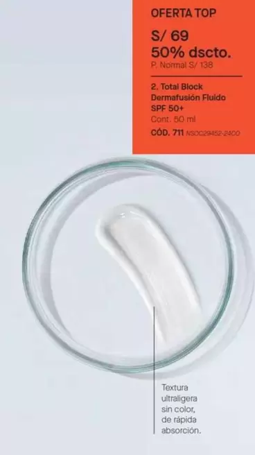 Total Block Dermafusion Fluido SPF 50+