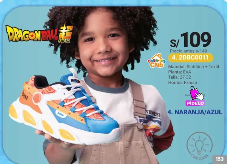 Dragon Ball Z - Kids Shoes 2DBCO011