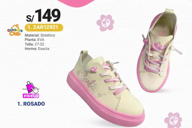 Barbie - Zapatillas 1.2AR12921