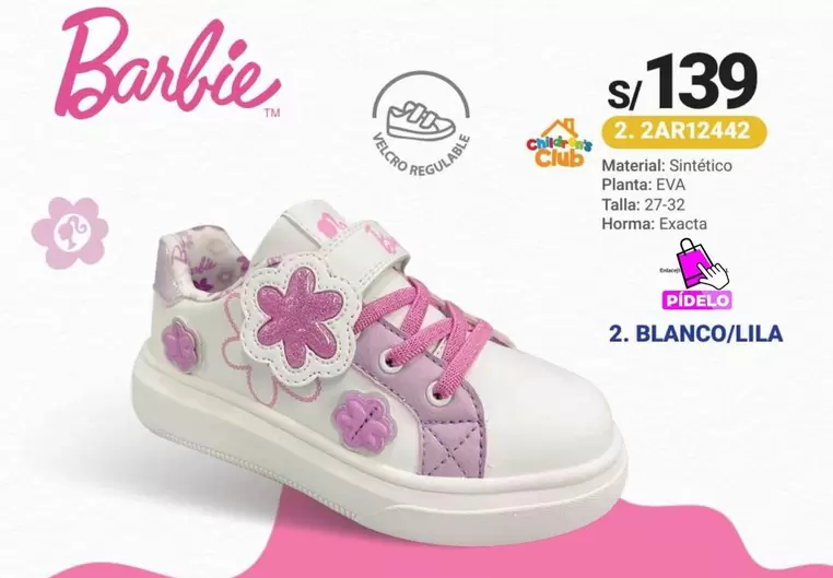Barbie - Zapatillas 2.2AR12442