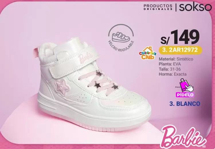 Barbie - Zapatillas 3. 2AR12972