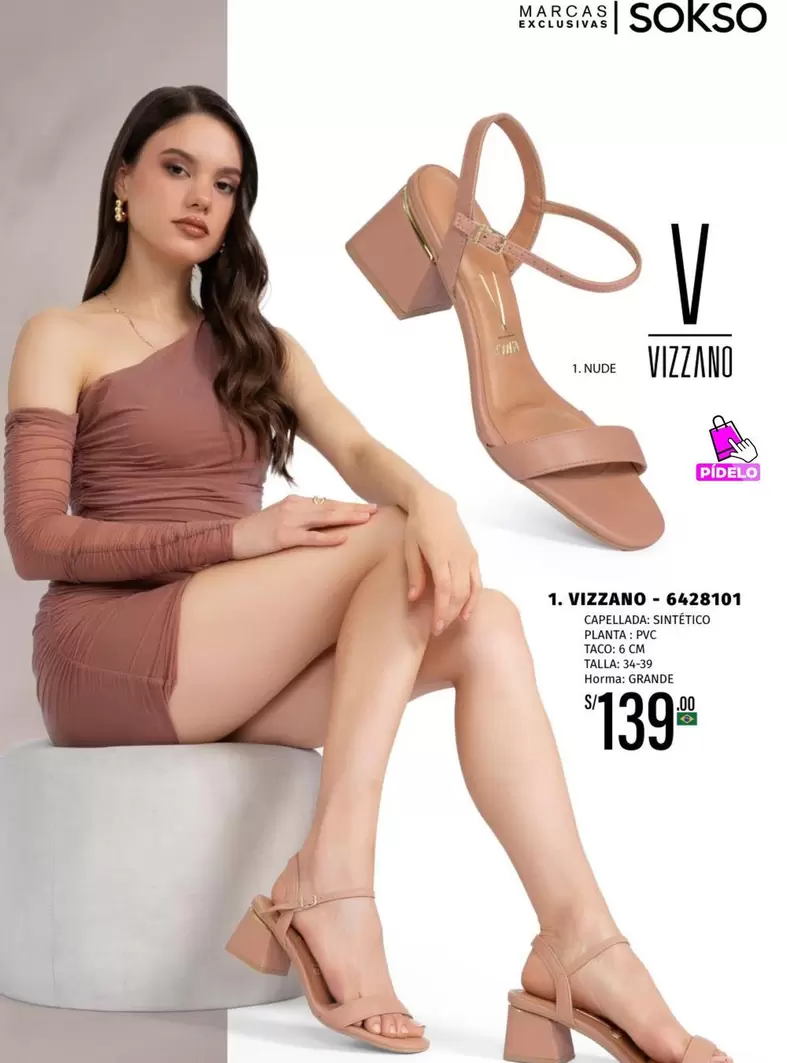 Sandália Salto Bloco