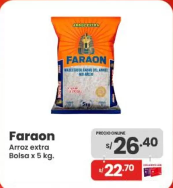 Faraon - Arroz extra Bolsa x 5 kg