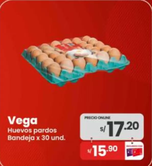 Vega - Huevos pardos Bandeja