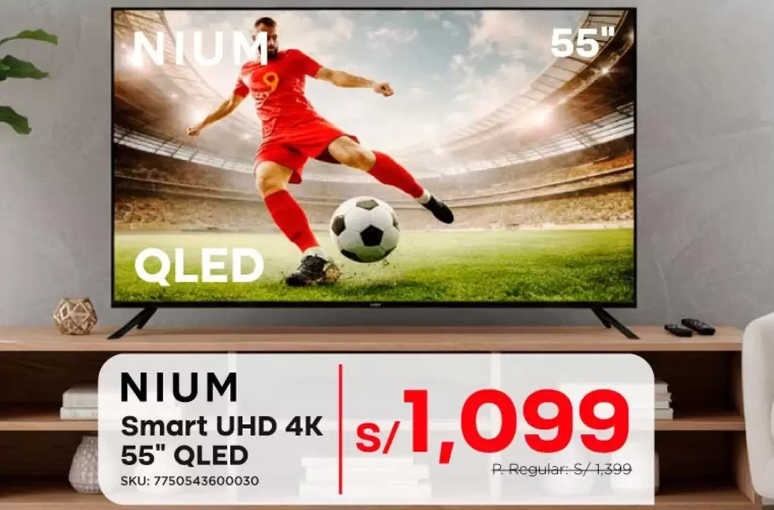 Smart -  UHD 4K 55" QLED