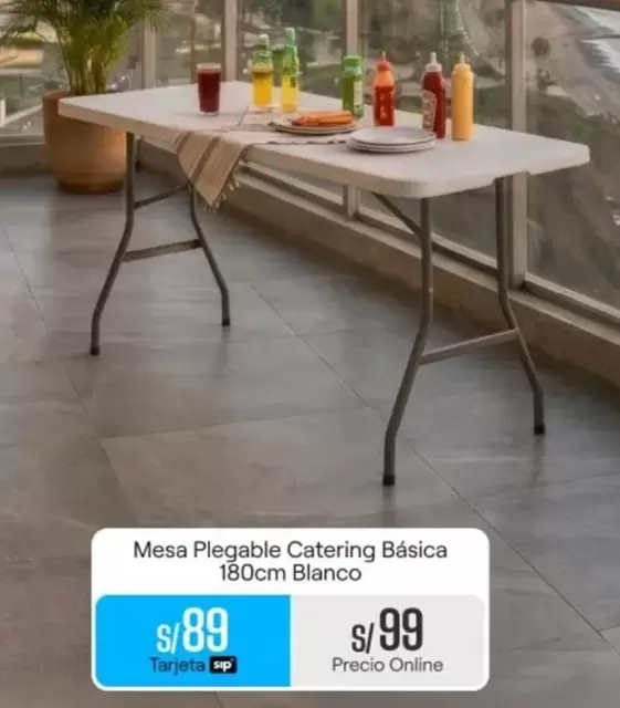 Mesa Plegable Catering Básica