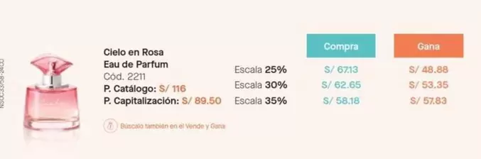 Cielo - en Rosa Eau de Parfum Cód. 2211