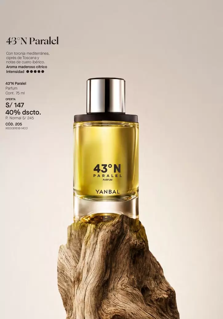 Yanbal - 43°N Parallel Parfum