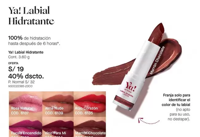 Natural - Ya! Labial Hidratante