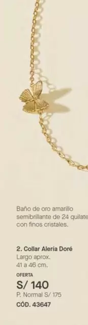 Oro - 2. Collar Aleria Doné CÓD. 43647
