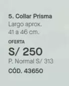 Collar Prisma CÓD. 43650