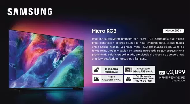 Samsung - Micro RGB Televisión