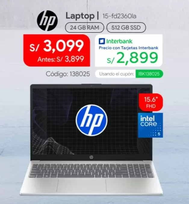 Hp - Laptop | 15-fd2360la