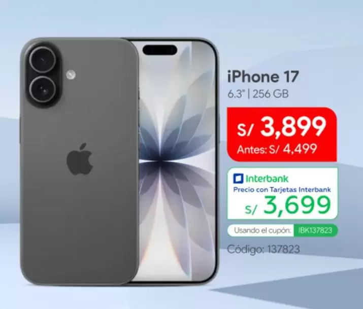 Apple - iPhone 17 6.3" | 256 GB