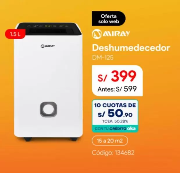 Miray - Deshumedecedor DM-125