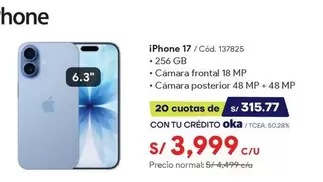 iPhone 17 / Cód. 137825