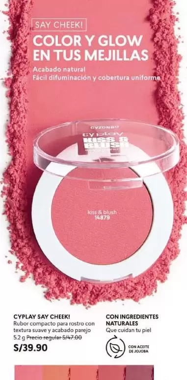 Natural - CYPLAY SAY CHEEK! Color y Glow en tus Mejillas