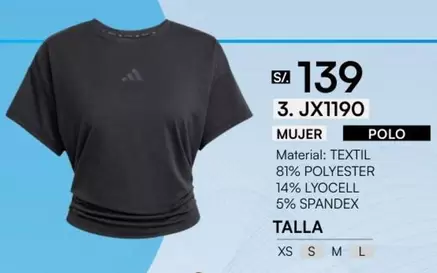 Adidas - 3. JX1190 MUJER POLO